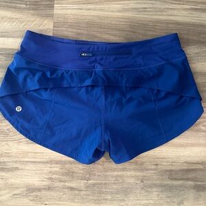 Royal Blue Lululemon Shorts 2.5 length
